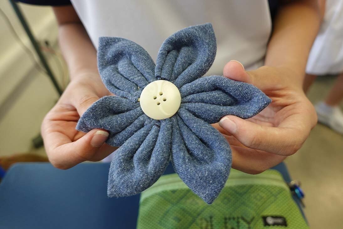 A Fabric Flower.JPG